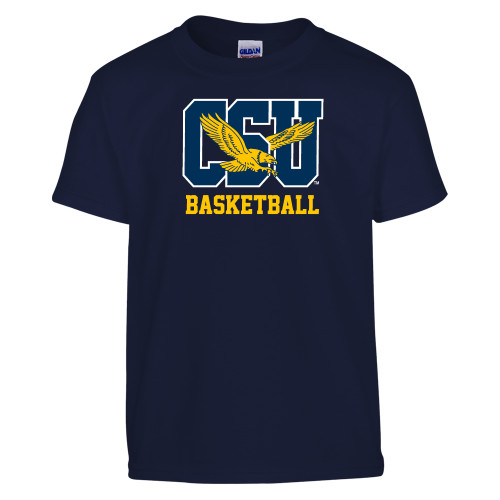  Youth Navy T Shirt - Basketball