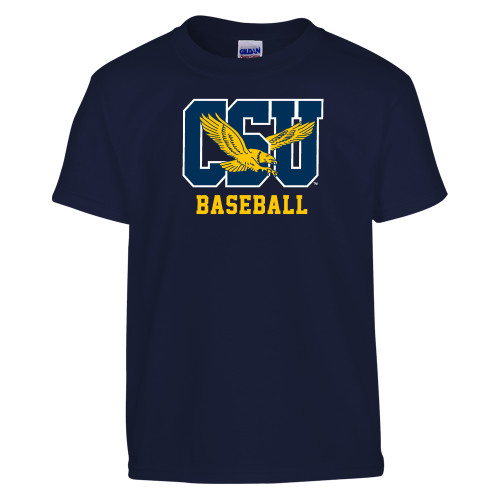  Youth Navy T Shirt - Baseball