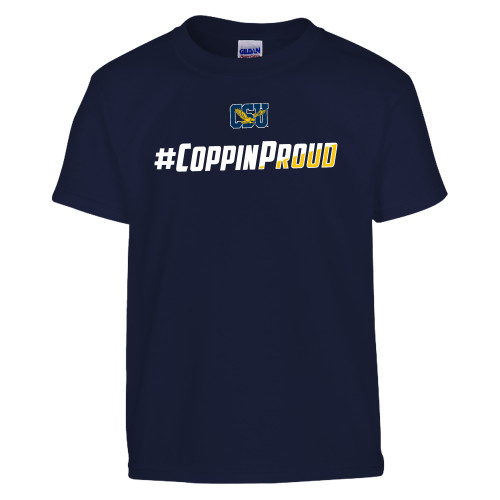  Youth Navy T Shirt - #CoppinProud