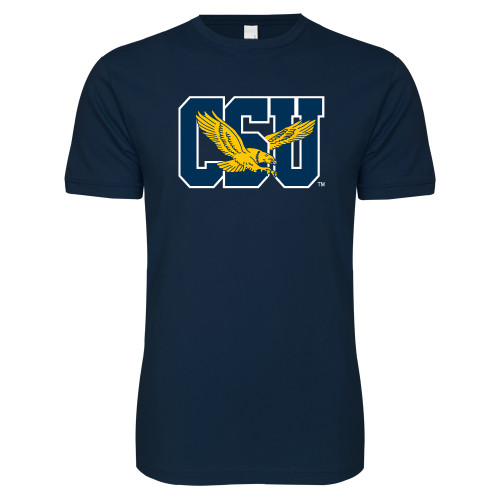  Next Level Navy SoftStyle T Shirt - Official Logo