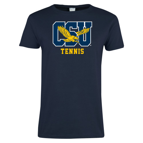  Womens Navy Short Sleeve Tee - Tennis