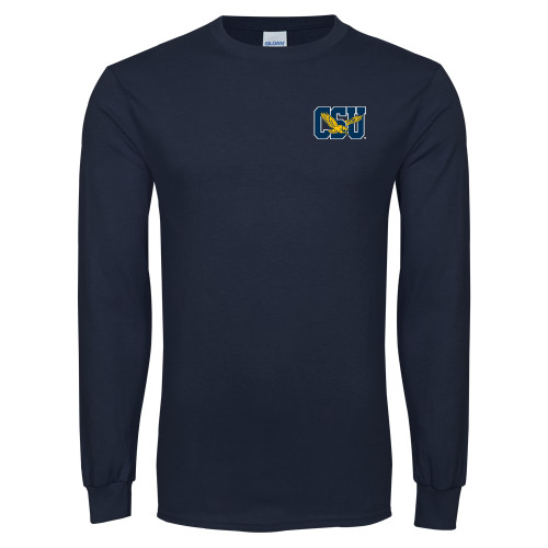 Navy Long Sleeve T-Shirt - Official Logo
