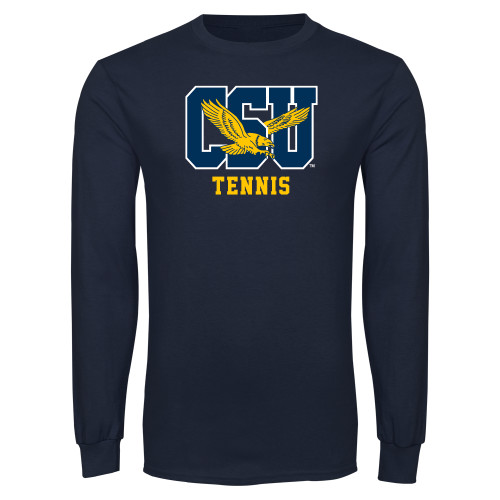  Navy Long Sleeve T Shirt - Tennis