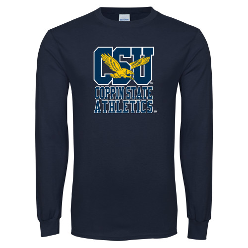  Navy Long Sleeve T-Shirt - CSU Coppin State Athletics