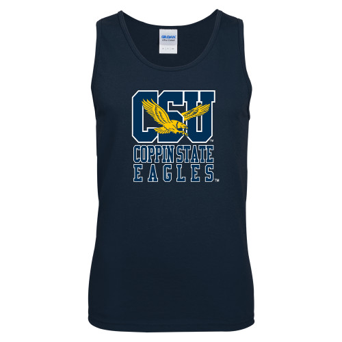  Navy Tank Top - CSU Coppin State Eagles
