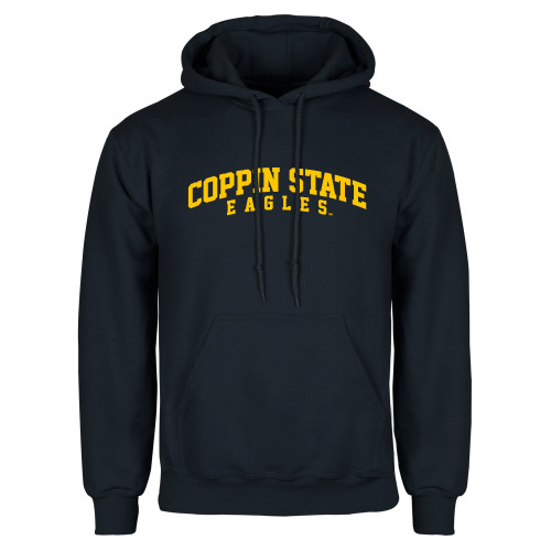  Navy Fleece Hoodie - Arched Coppin State Eagles