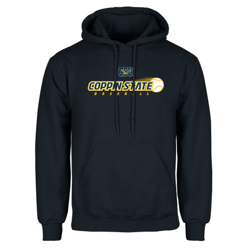  Navy Fleece Hoodie - Coppin State Baseball Flying Ball