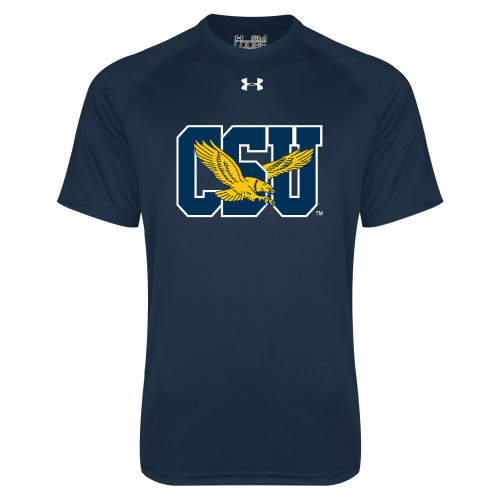  Under Armour Navy Tech Tee - Official Logo