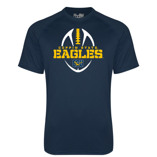  Under Armour Navy Tech Tee - Coppin State Eagles Football Vertical