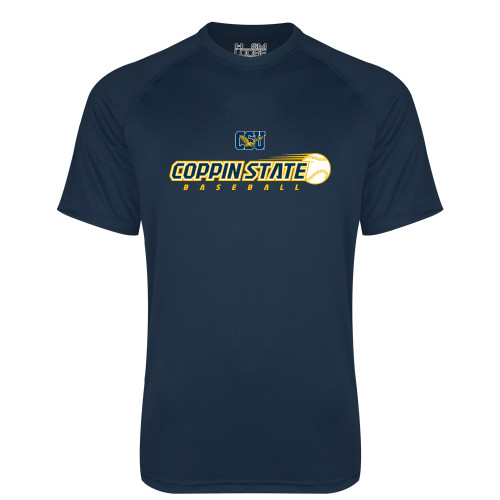  Under Armour Navy Tech Tee - Coppin State Baseball Flying Ball
