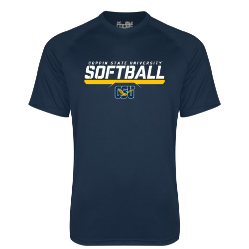  Under Armour Navy Tech Tee - Coppin State University Softball Stencil
