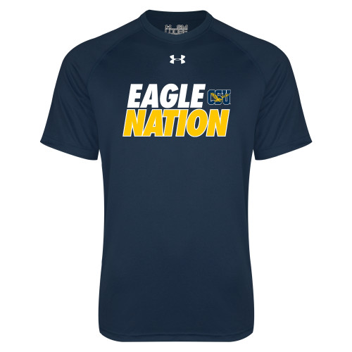  Under Armour Navy Tech Tee - Eagle Nation