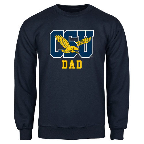  Navy Fleece Crew - Dad