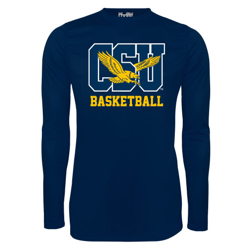  Under Armour Navy Long Sleeve Tech Tee - Basketball