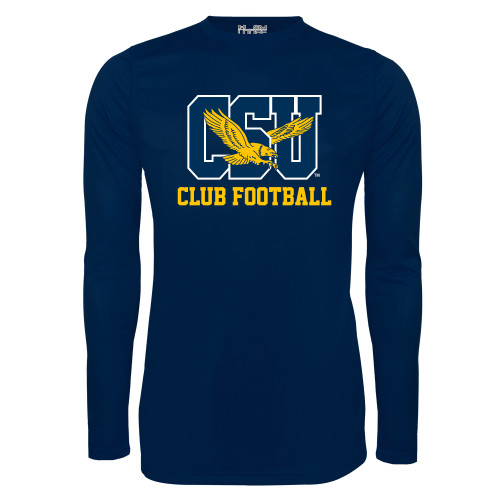  Under Armour Navy Long Sleeve Tech Tee - Club Football