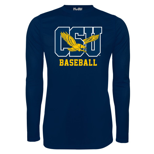 Under Armour Navy Long Sleeve Tech Tee - Baseball