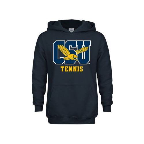  Youth Navy Fleece Hoodie - Tennis