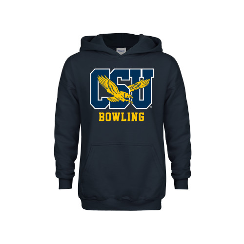  Youth Navy Fleece Hoodie - Bowling