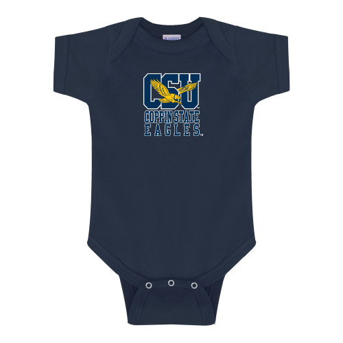  Navy Infant Onesie - CSU Coppin State Eagles