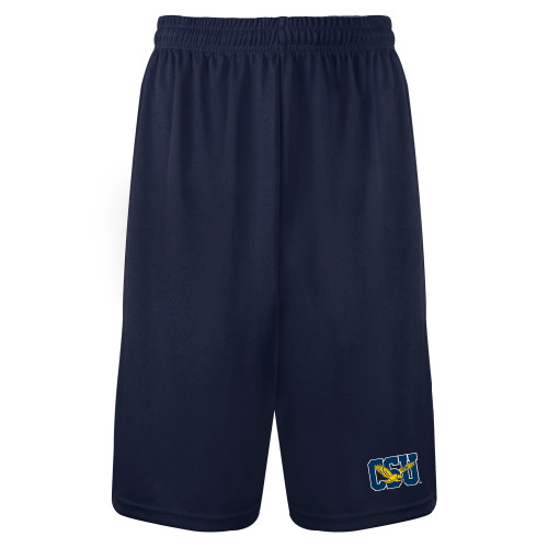  Navy Performance Classic 9 Inch Short - Official Logo