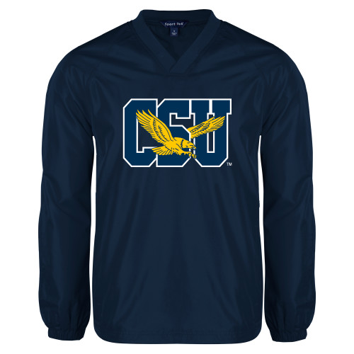  Navy V Neck Raglan Windshirt - Official Logo