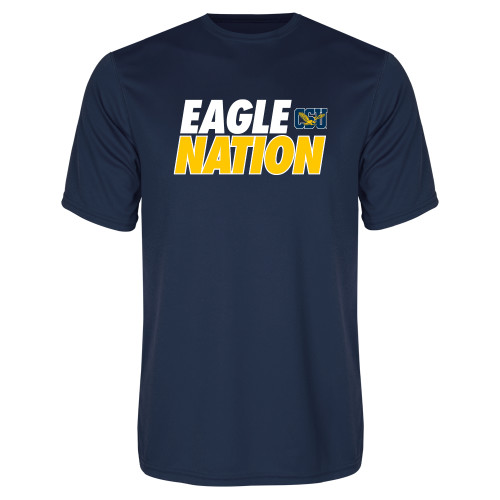  Navy Performance Tee - Eagle Nation