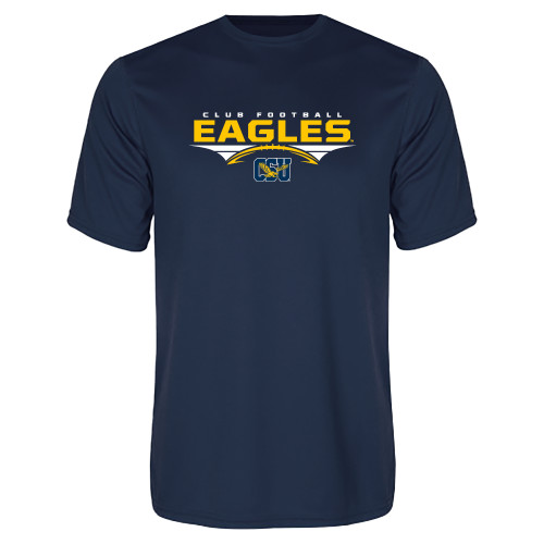  Navy Performance Tee - Eagles Club Football Stacked