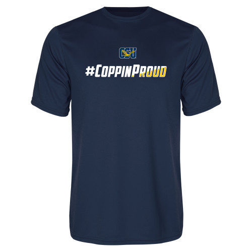  Navy Performance Tee - #CoppinProud