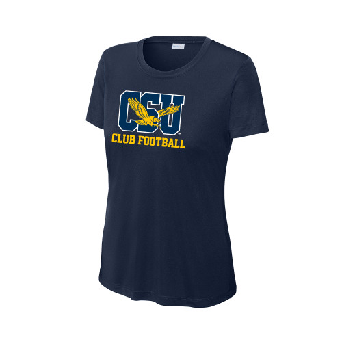  Womens Navy Performance Tee - Club Football