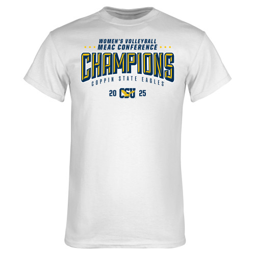  White T Shirt - 2025 Womens Volleyball MEAC Champions