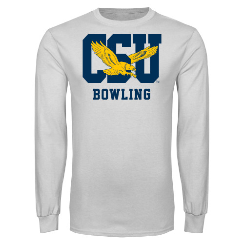  White Long Sleeve T Shirt - Bowling