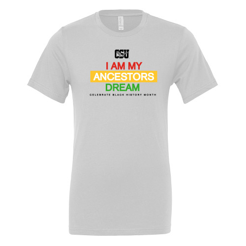  Bella + Canvas White Jersey Cotton T Shirt - Coppin State Ancestors Dream - Black History