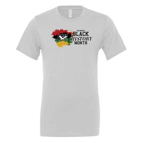  Bella + Canvas White Jersey Cotton T Shirt - Coppin State Black History