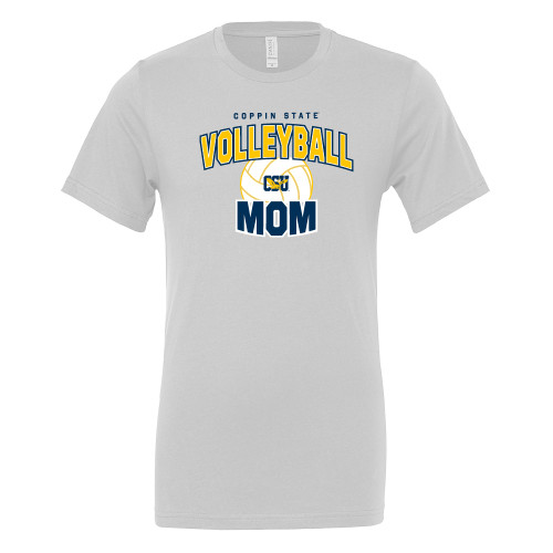  Bella + Canvas White Jersey Cotton T Shirt - Coppin State Volleyball Mom