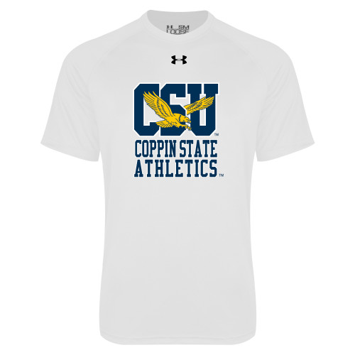  Under Armour White Tech Tee - CSU Coppin State Athletics