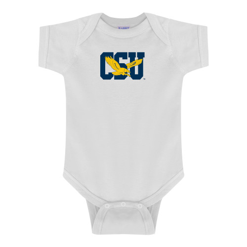  White Infant Onesie - Official Logo