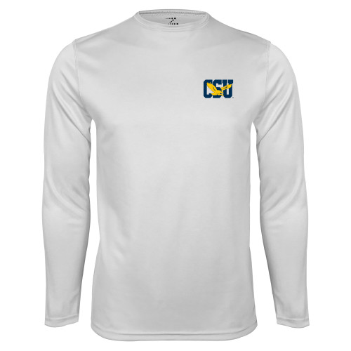 Main Image for  White Performance Long Sleeve Shirt