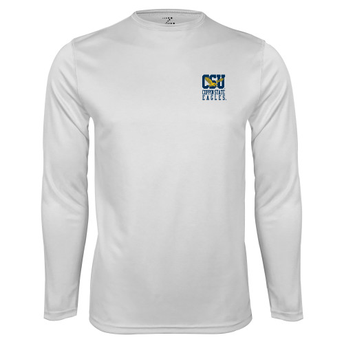 Main Image for  White Performance Long Sleeve Shirt