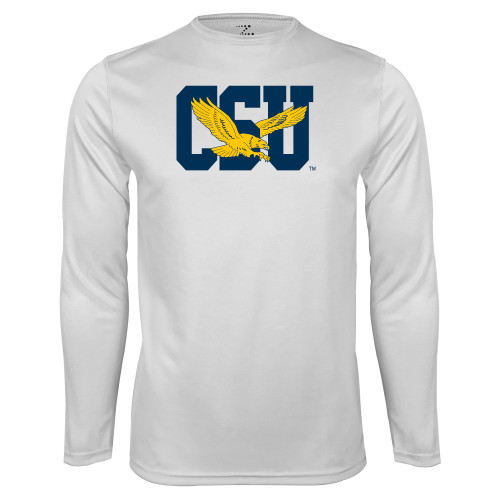 Main Image for  White Performance Long Sleeve Shirt
