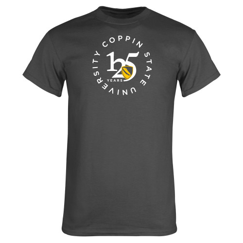  Charcoal T Shirt - CSU - 125 Years Circle