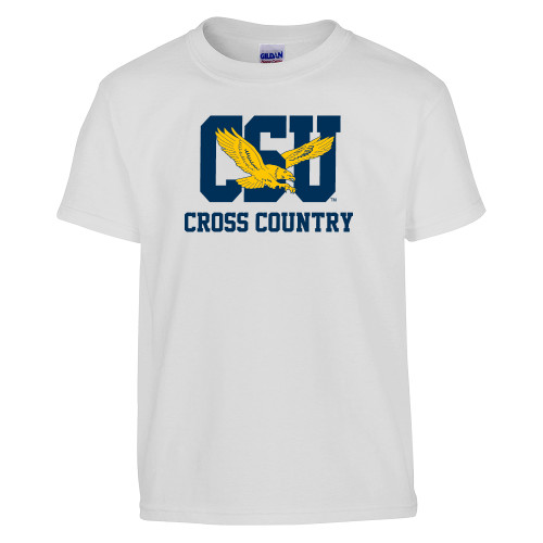  Youth White T Shirt - Cross Country