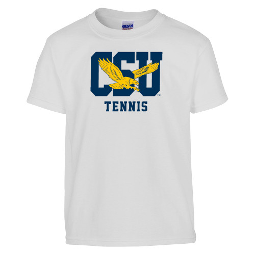 Youth White T Shirt - Tennis