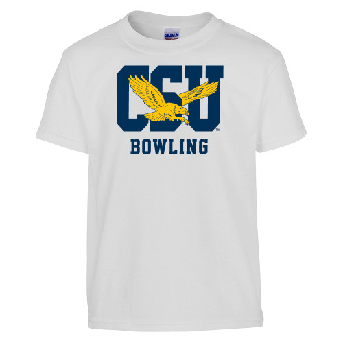  Youth White T Shirt - Bowling