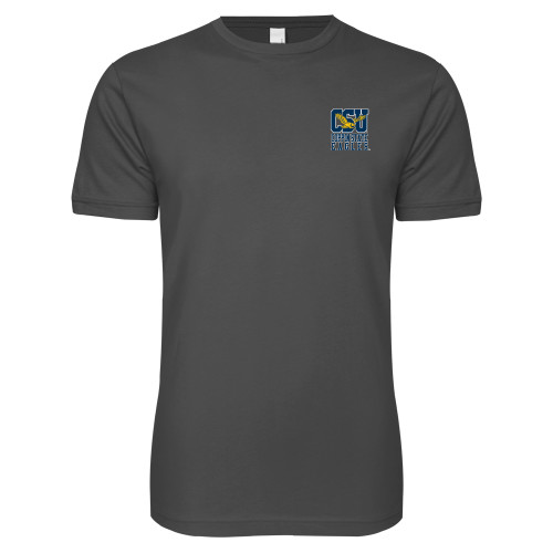  Next Level Charcoal SoftStyle T Shirt - CSU Coppin State Eagles