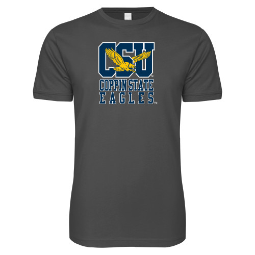  Next Level Charcoal SoftStyle T Shirt - CSU Coppin State Eagles