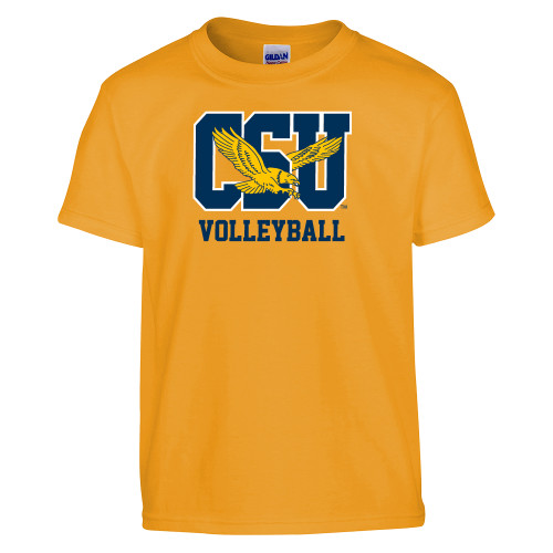  Youth Gold T Shirt - Volleyball