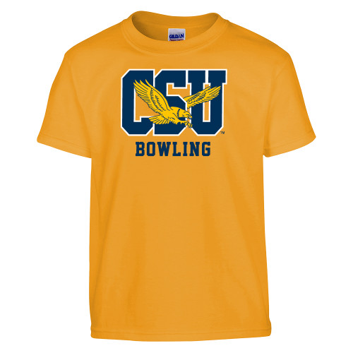  Youth Gold T Shirt - Bowling