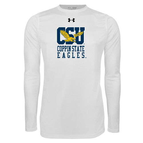 Main Image for  Under Armour White Long Sleeve Tech Tee