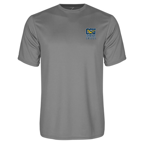  Grey Concrete Performance Tee - CSU Coppin State Eagles