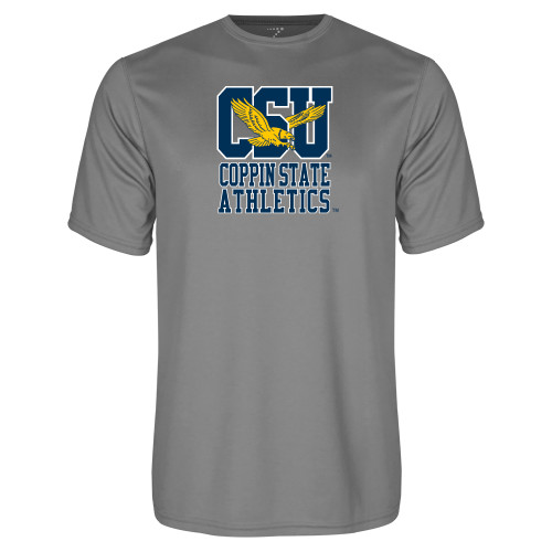  Grey Concrete Performance Tee - CSU Coppin State Athletics